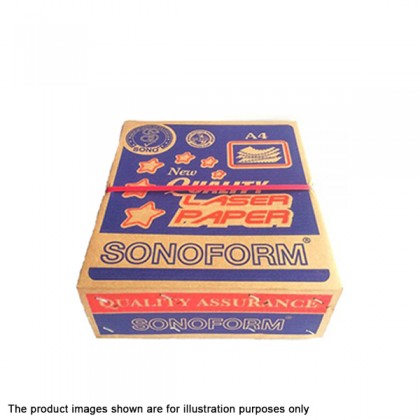 SONOFORM 9.5 x 11 Inch 3PLY NCR Computer Form 500 Fans - Red Box SONOFORM 9.5 x 11 Inch 3PLY NCR Computer Form 500 Fans - Red Box